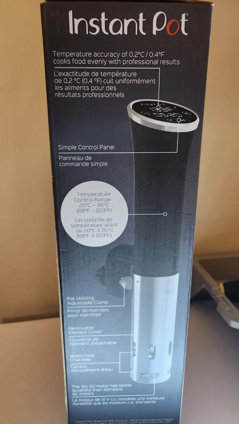 Instant Pot Accu Slim Sous Vide Immersion Circulator - photo 3
