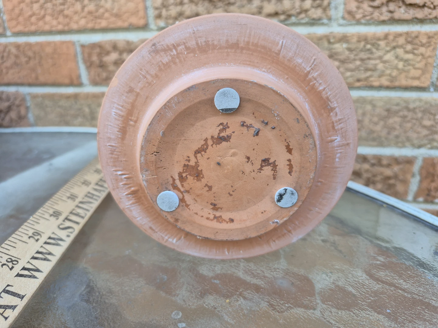2 Three-Wicked Candles in Ribbed Terracotta Pots - photo 4