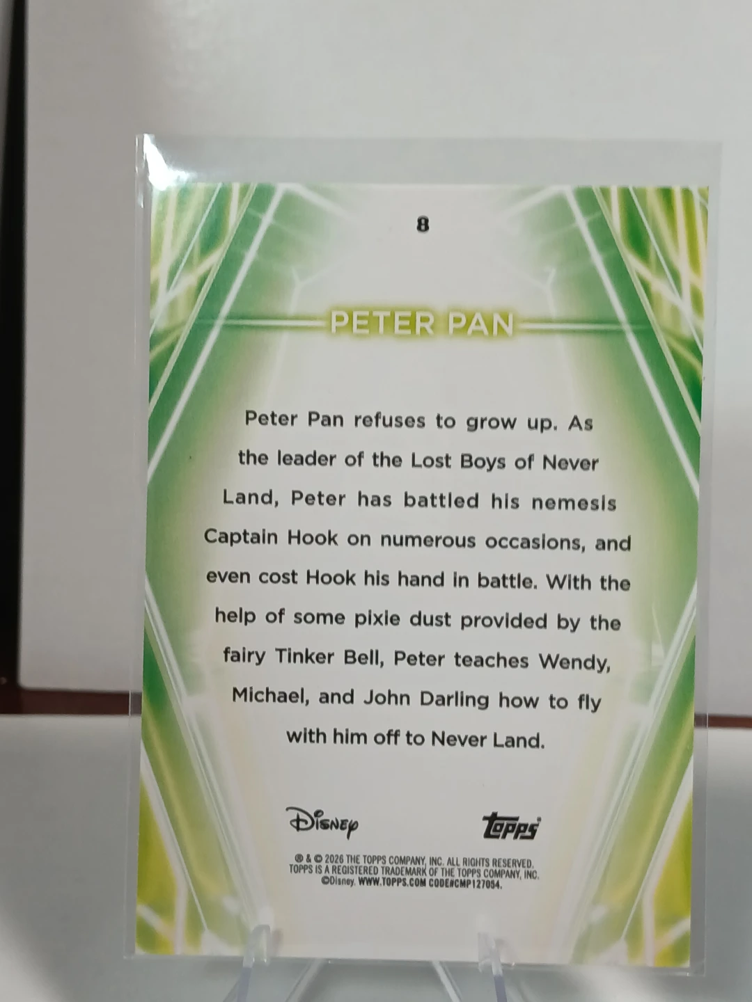 Disney Peter Pan Topps Trading Cards - photo 4