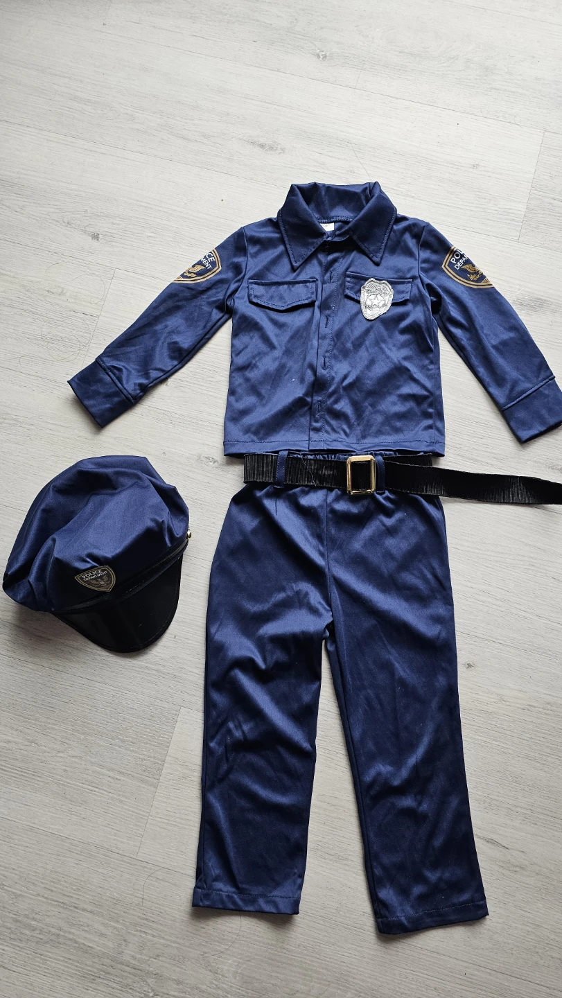 Kids Police Officer Costume Set (3T - 4T)