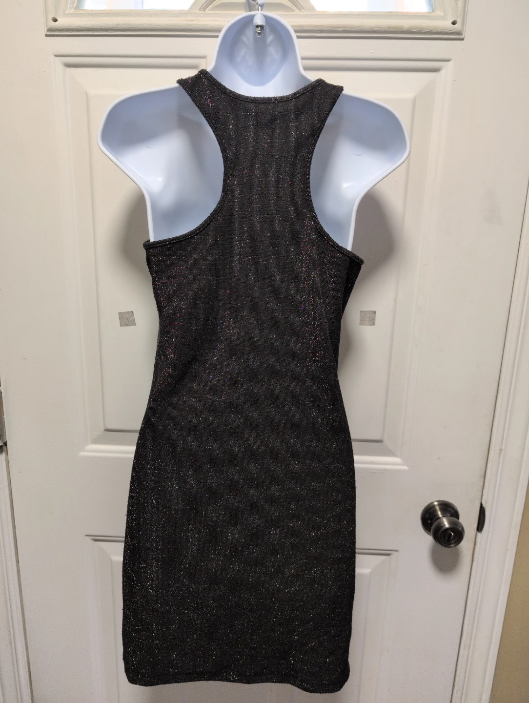 Dynamite Black Shimmer Tank Dress - photo 3