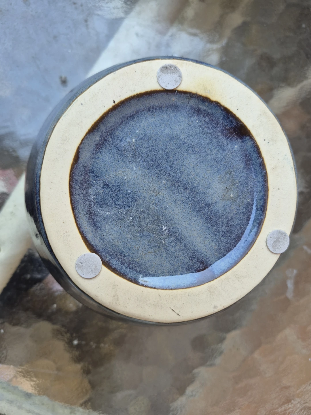 Blue Ceramic Candle Holder - photo 5