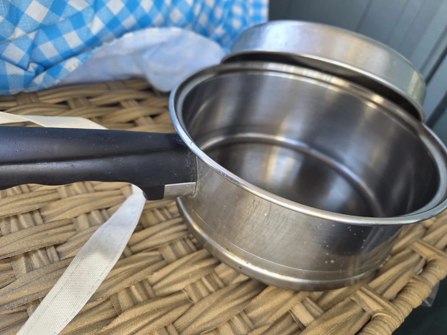 Lifetime stainless steel saucepan with lid - photo 4