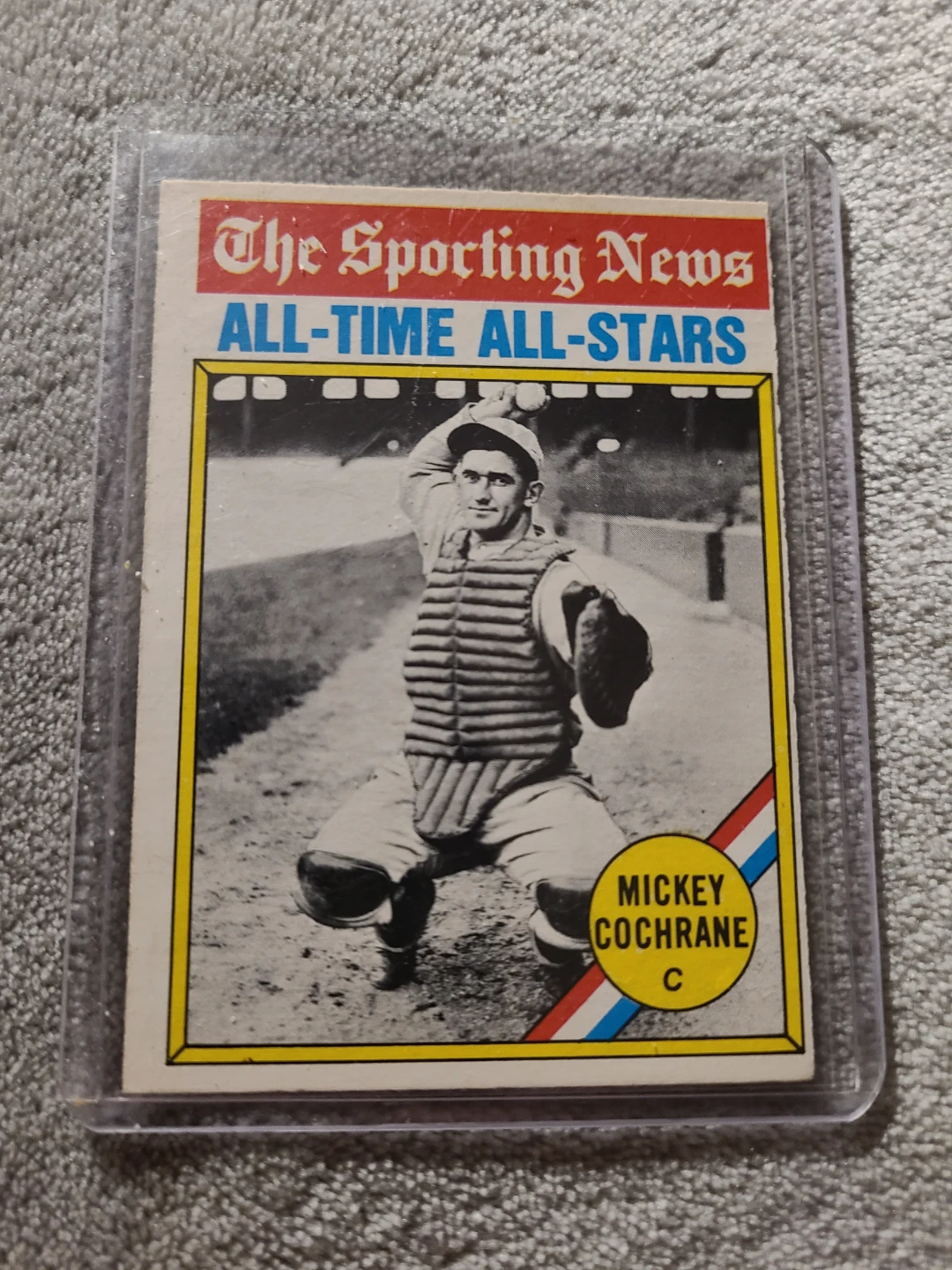 1976 O-Pee-Chee Mickey Cochrane Baseball Card #348