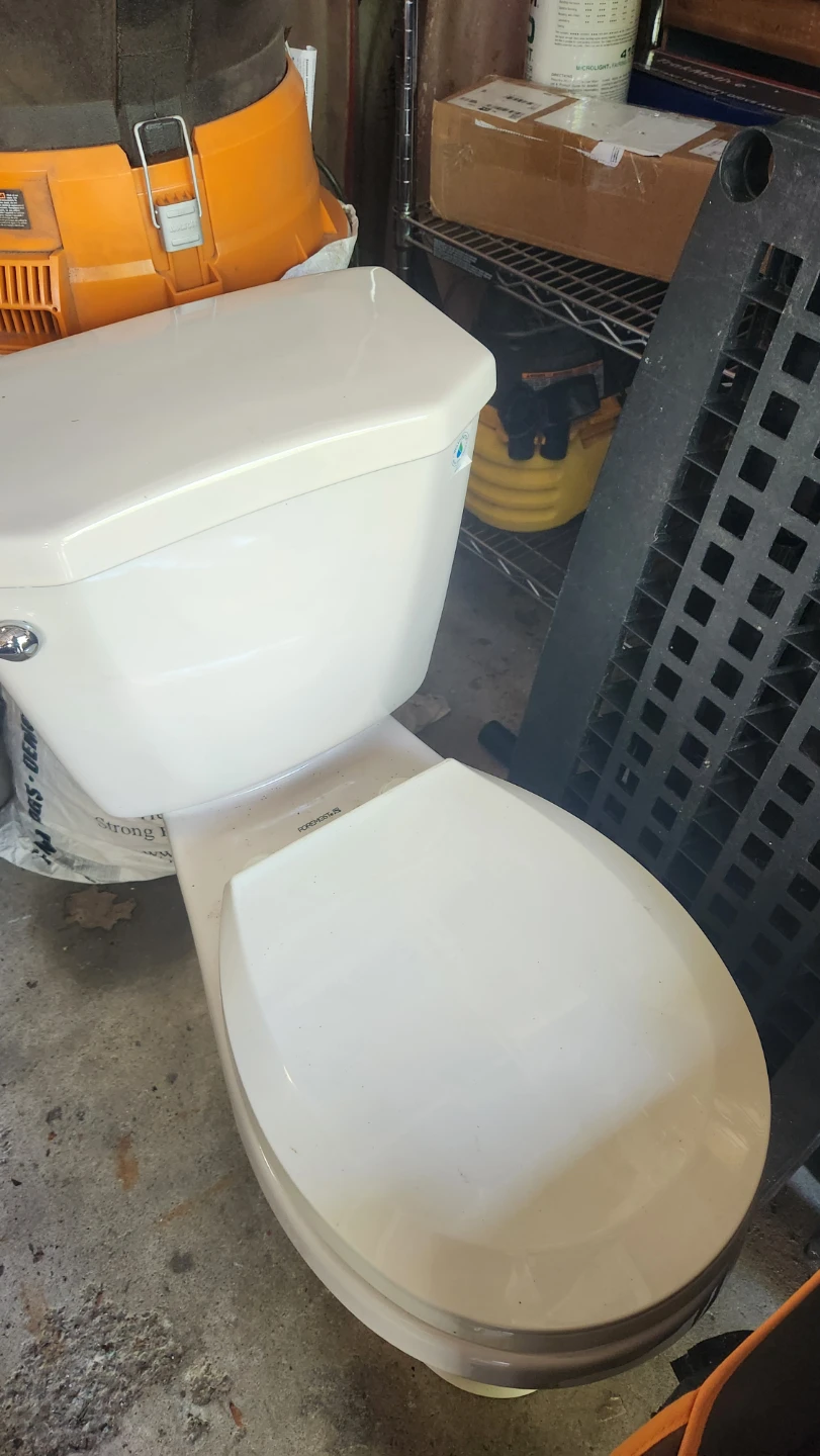 Foremost off white toilet