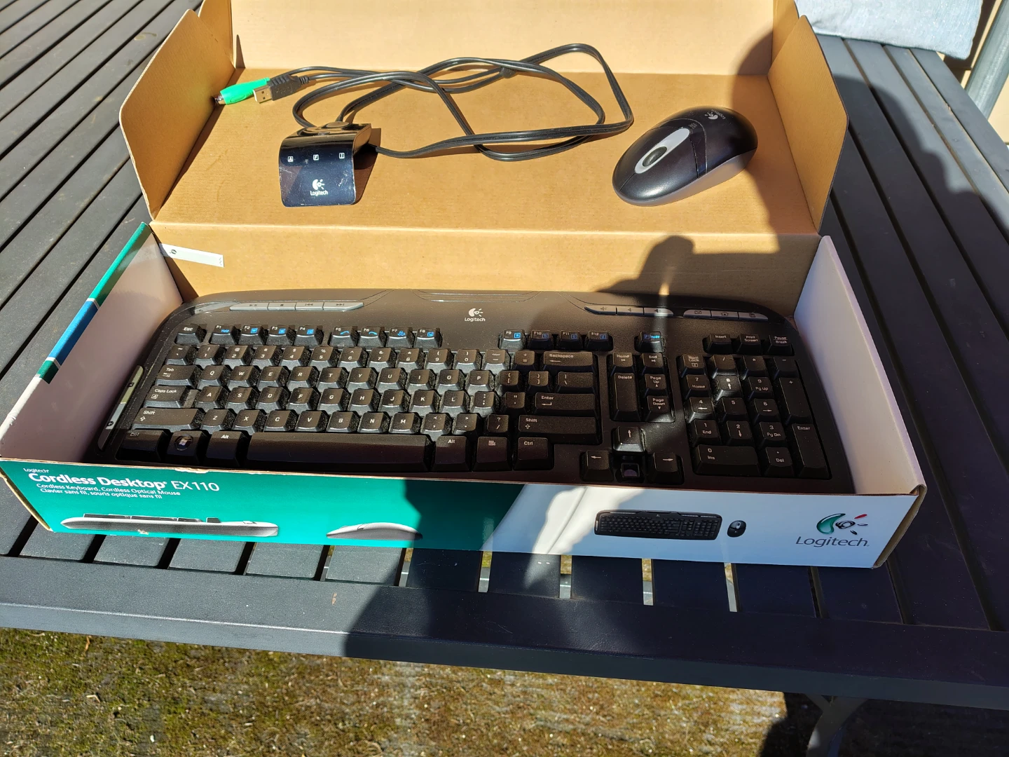 Logitech Cordless Desktop EX110 Keyboard and Mouse
