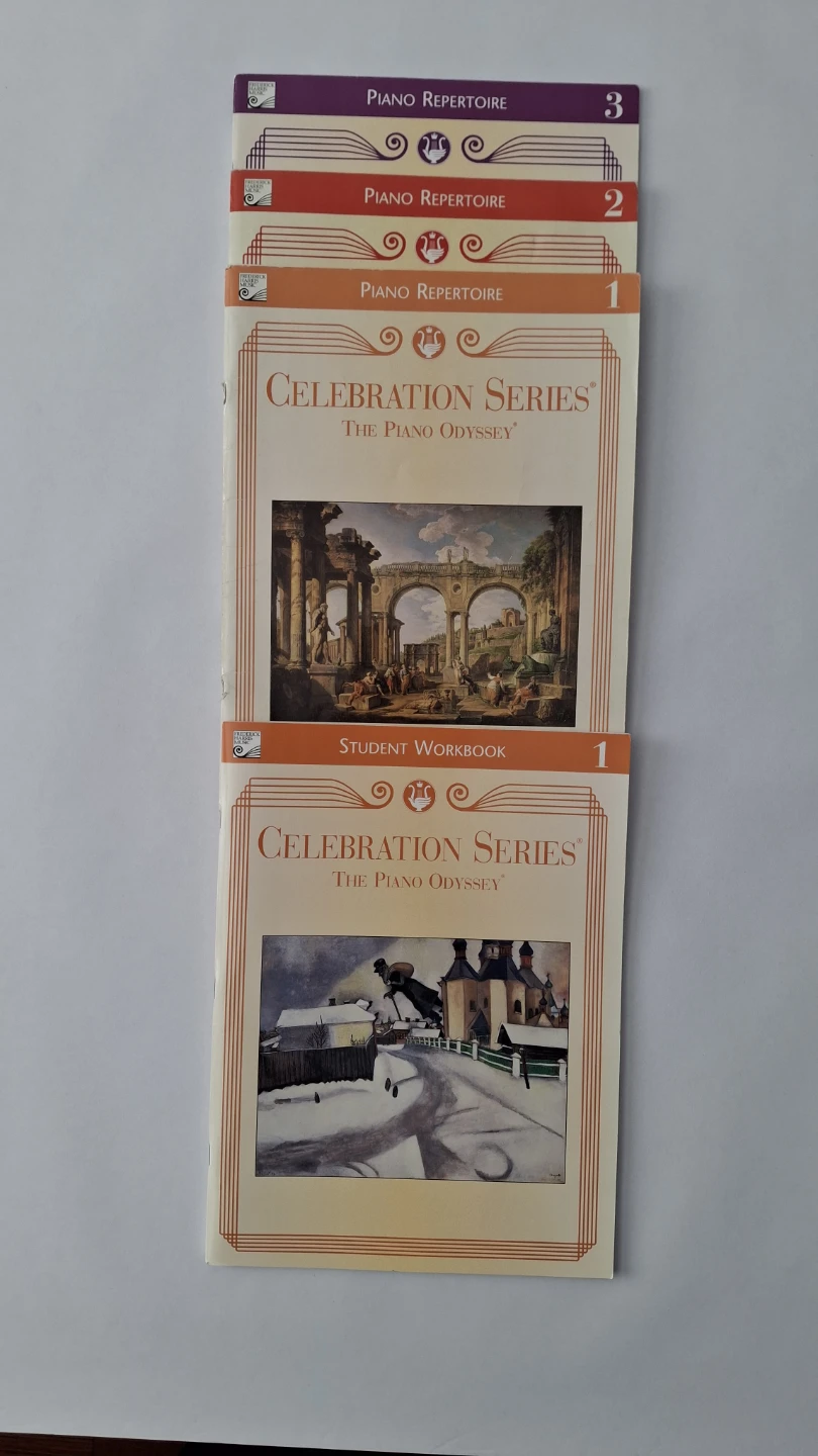 Celebration Series The Piano Odyssey Books 1-3
