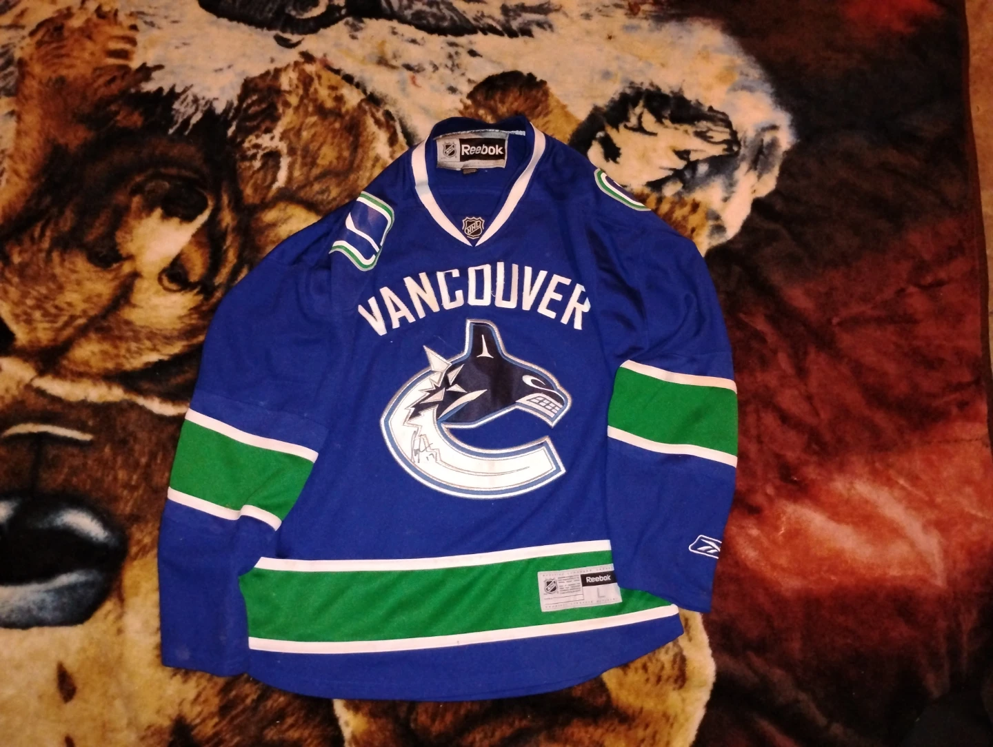 Reebok Vancouver Canucks Jersey