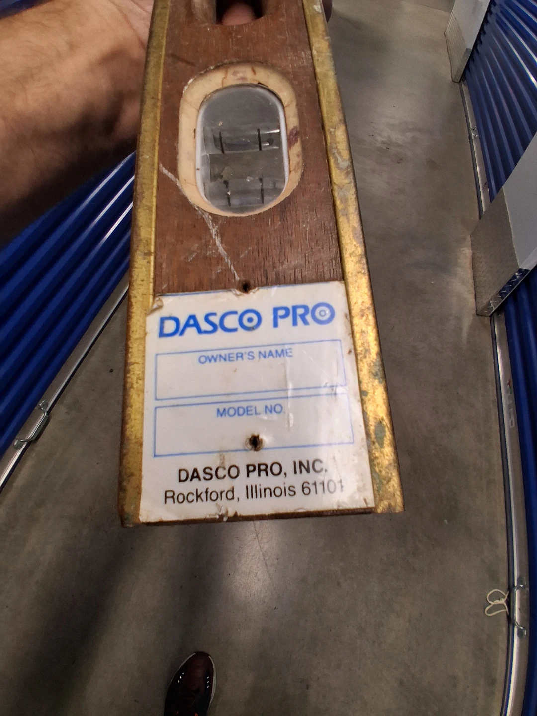 Vintage Dasco Pro Wood and Brass Level - photo 2
