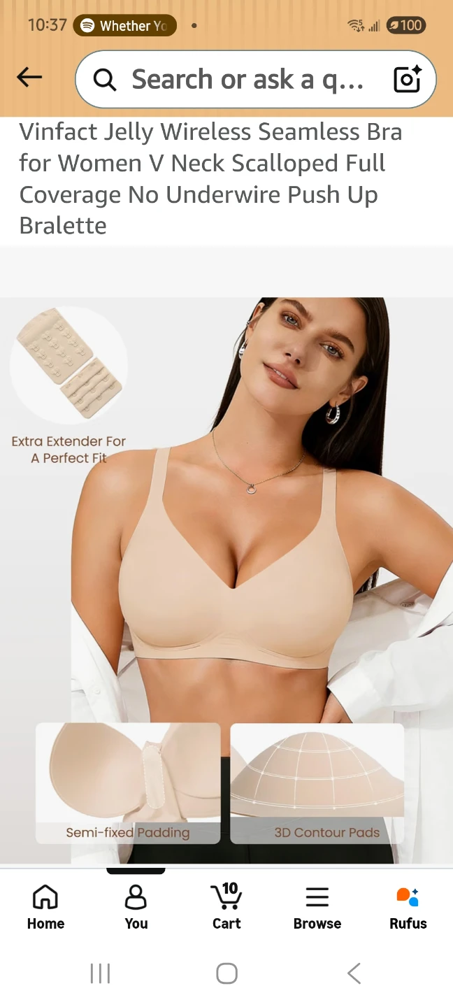 Vinfact Jelly Wireless Seamless Bra - photo 3