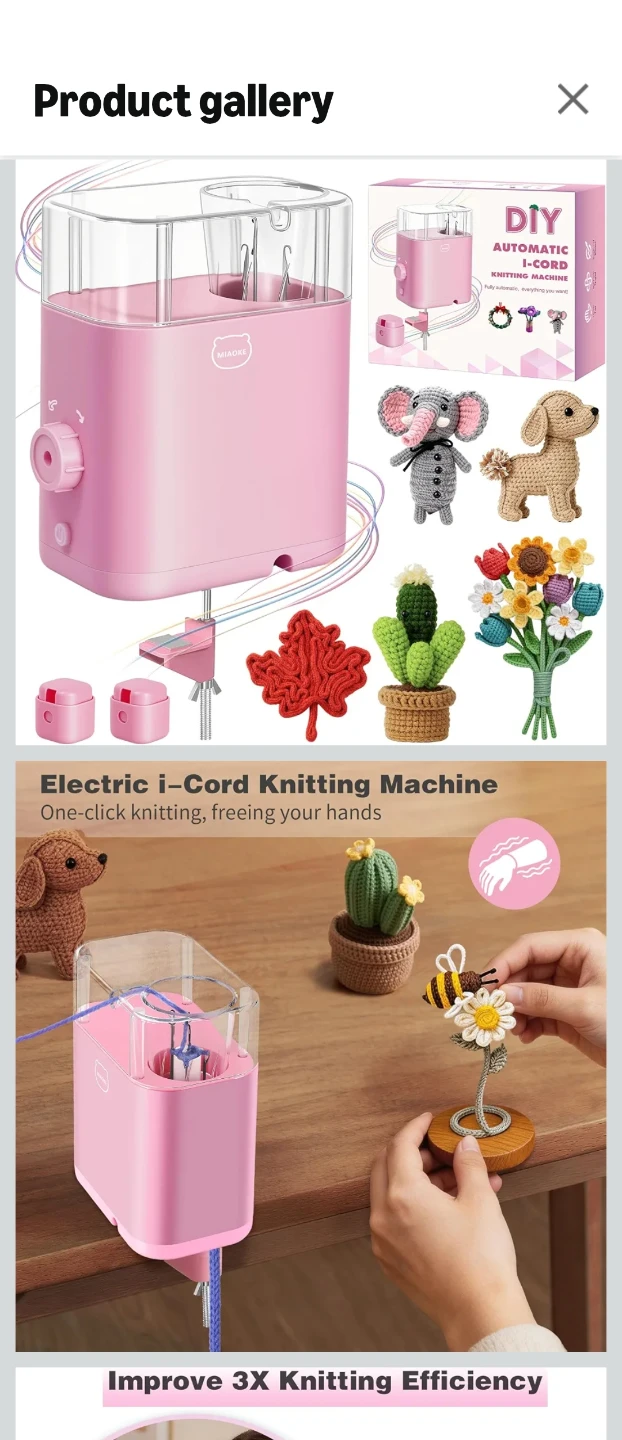 MIAOKE Automatic I-Cord Knitting Machine