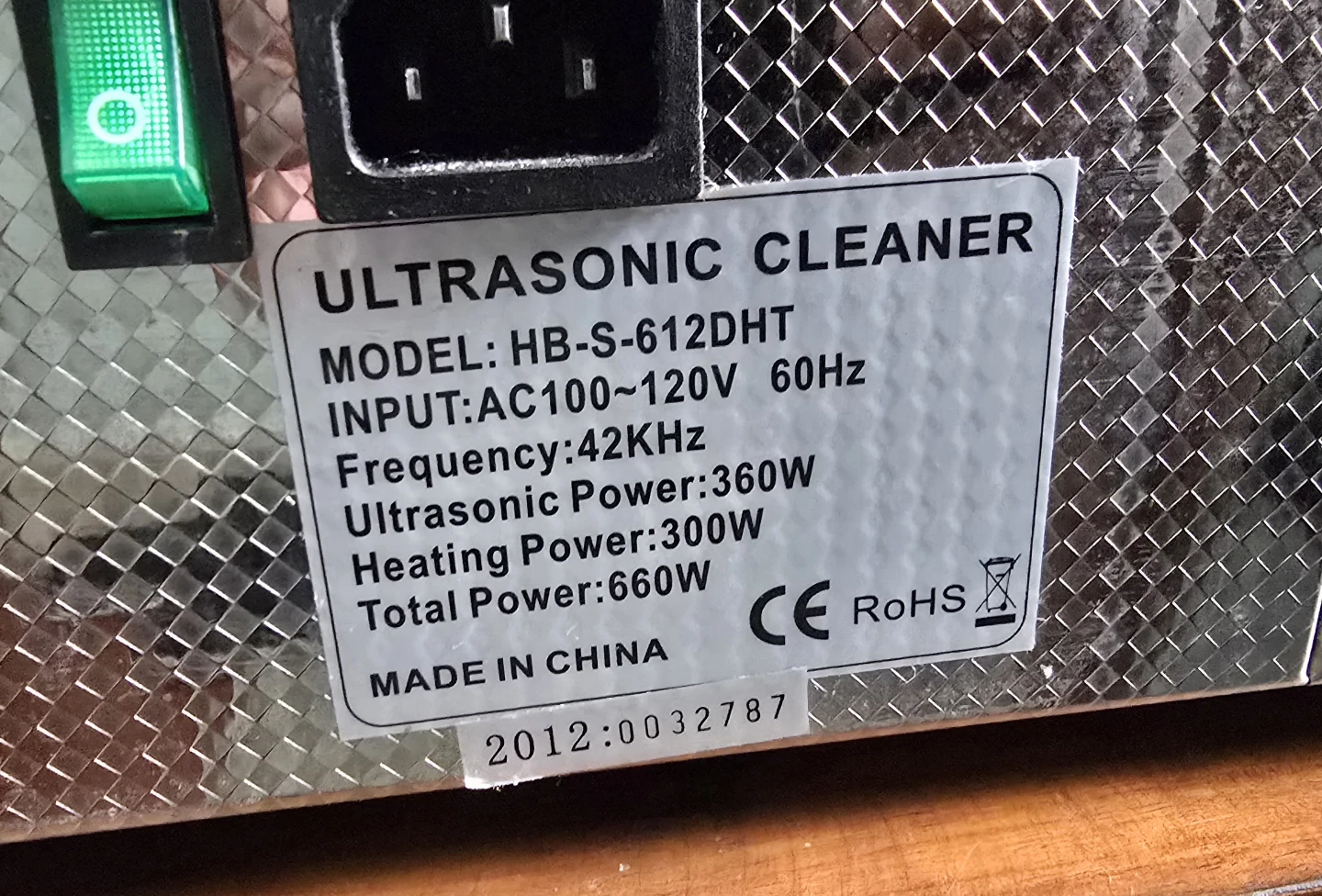 Kendal HB-S-612DHT Ultrasonic Cleaner