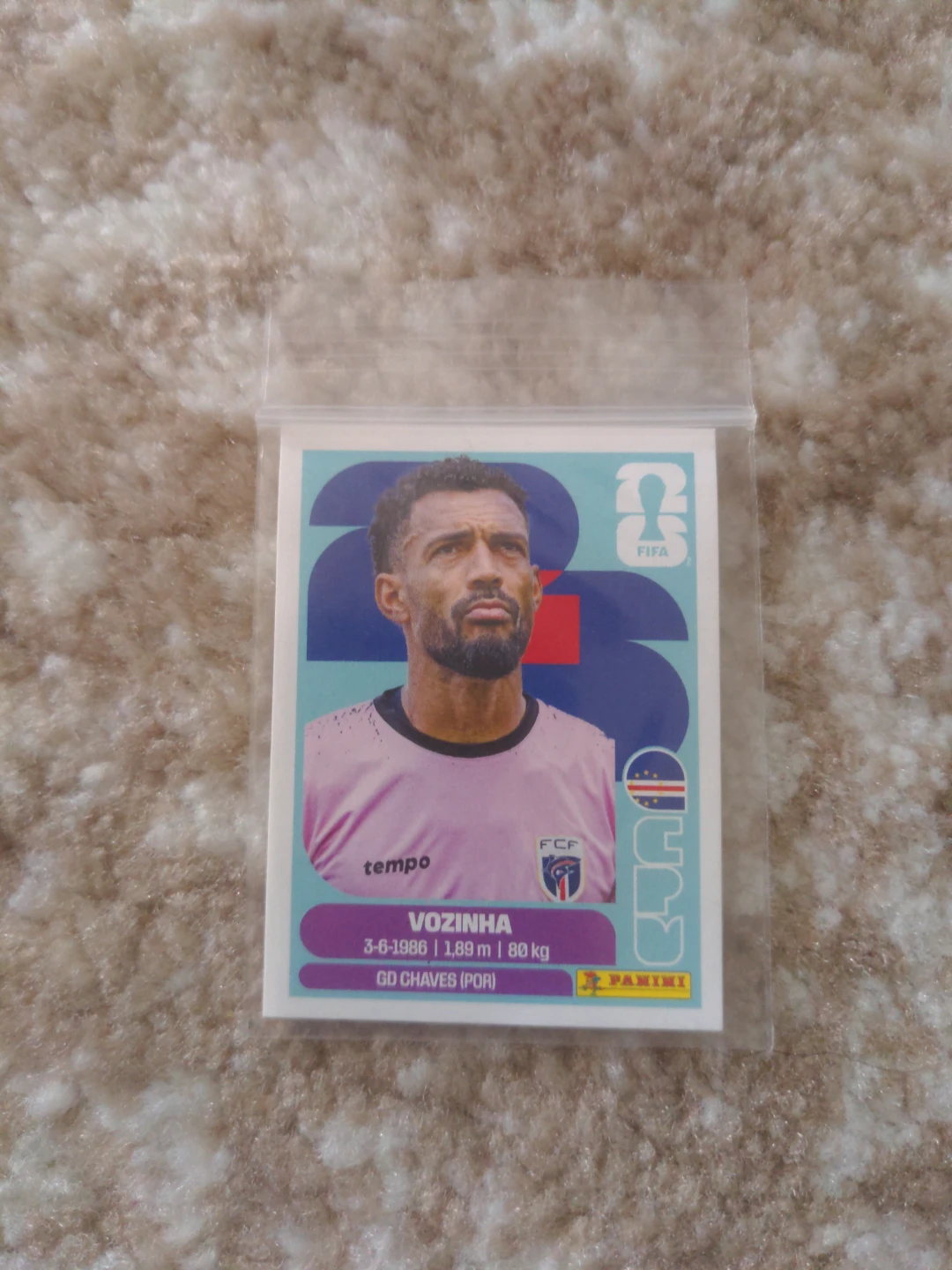 Panini FIFA World Cup 2026 Vozinha Trading Card