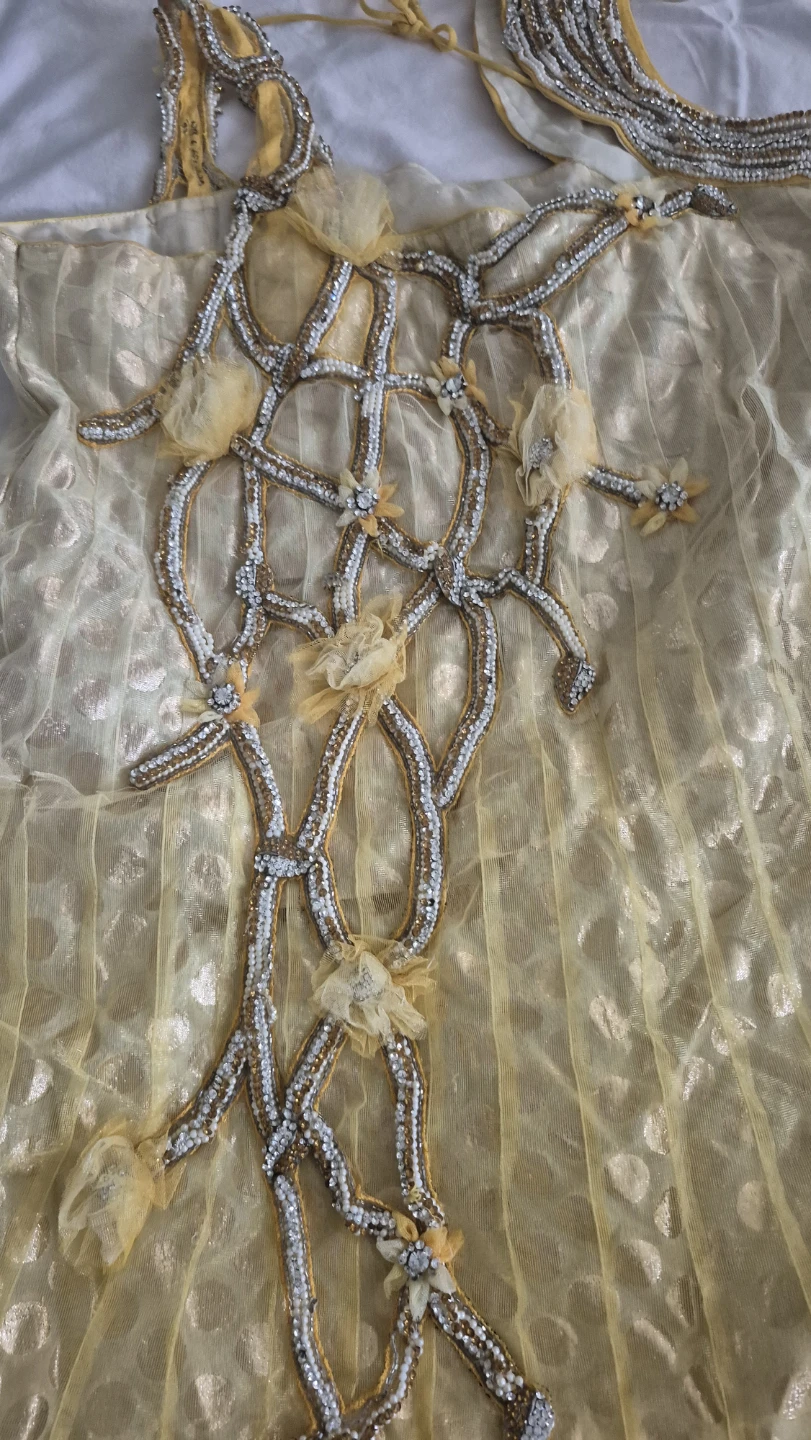 Yellow Embellished Sleeveless Kurti