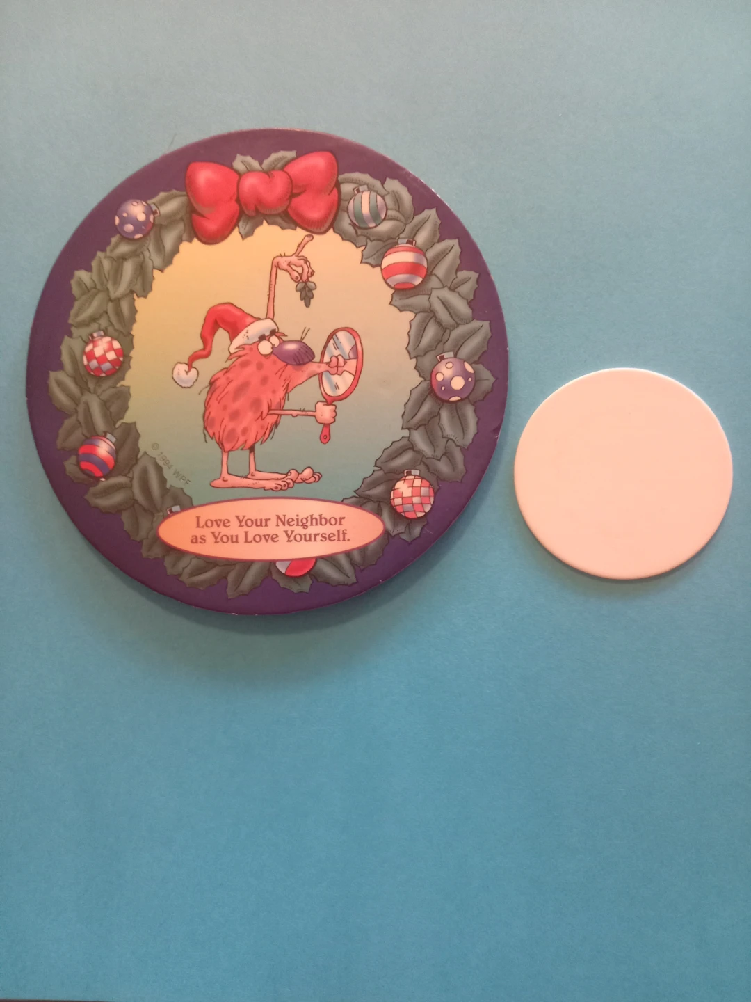 Vintage 1994 World POG Federation Oversized promo POG