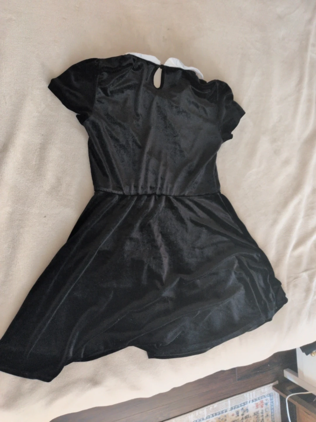 Wednesday Adams Dress/Black Dress White Collar - photo 3