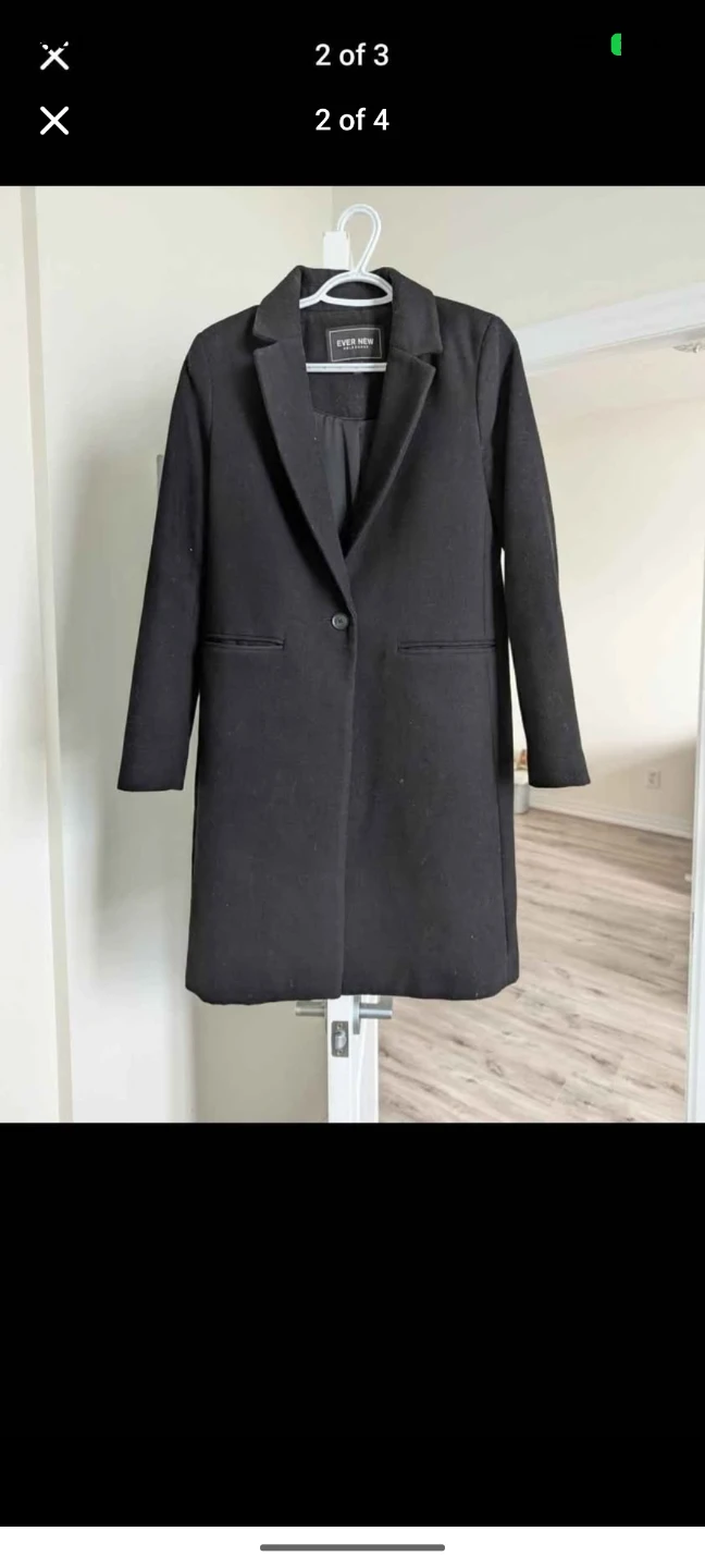 Ever New Melbourne Black Wool Coat - photo 2