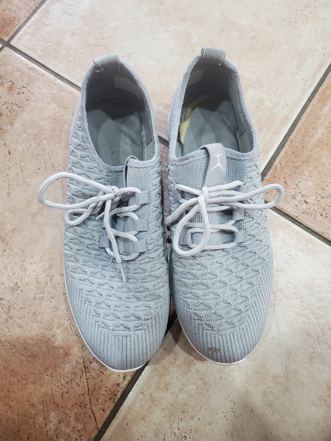Adidas grey lace-up sneakers size 8.5