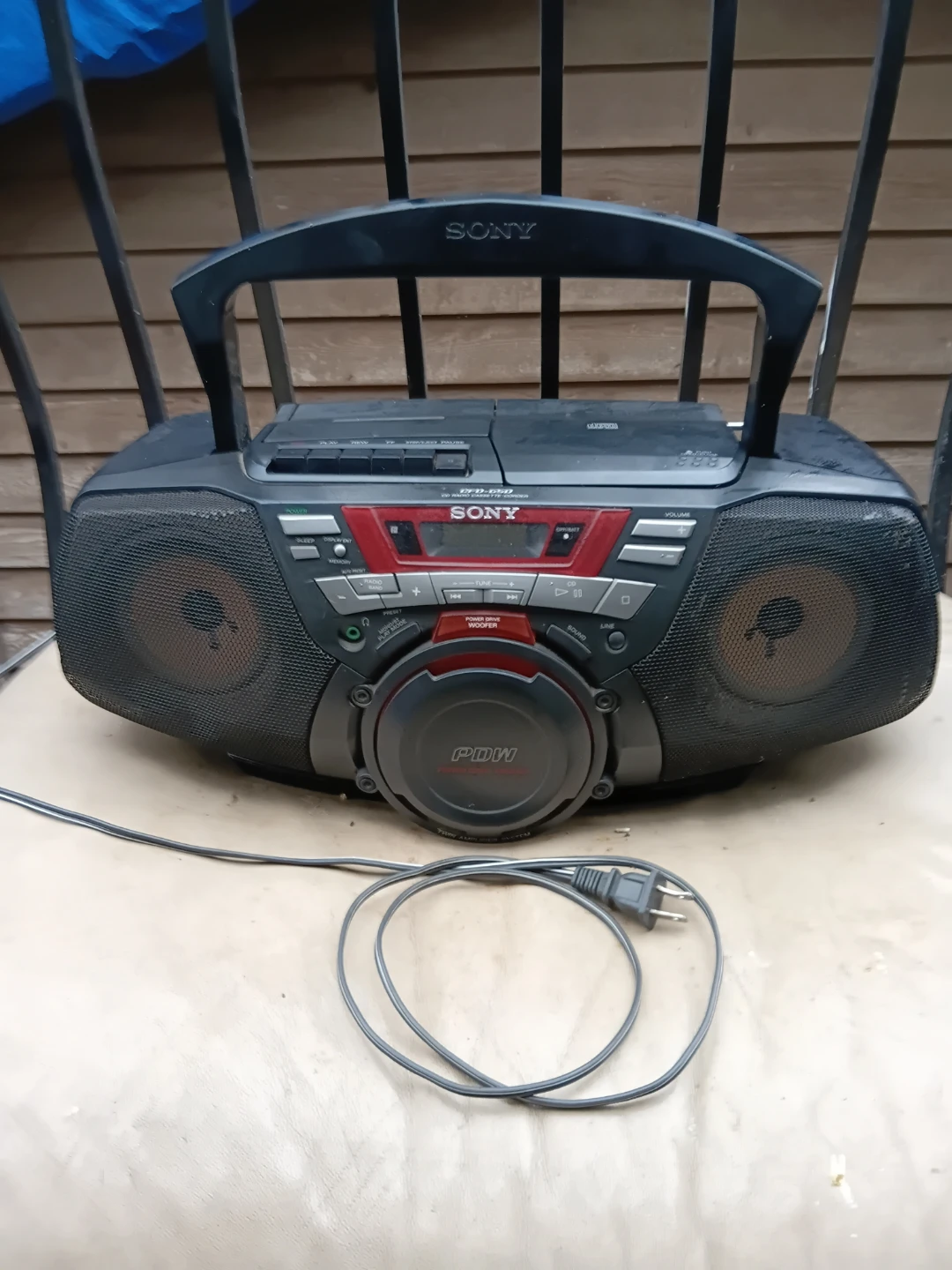 Sony CD/Cassette Boom Box
