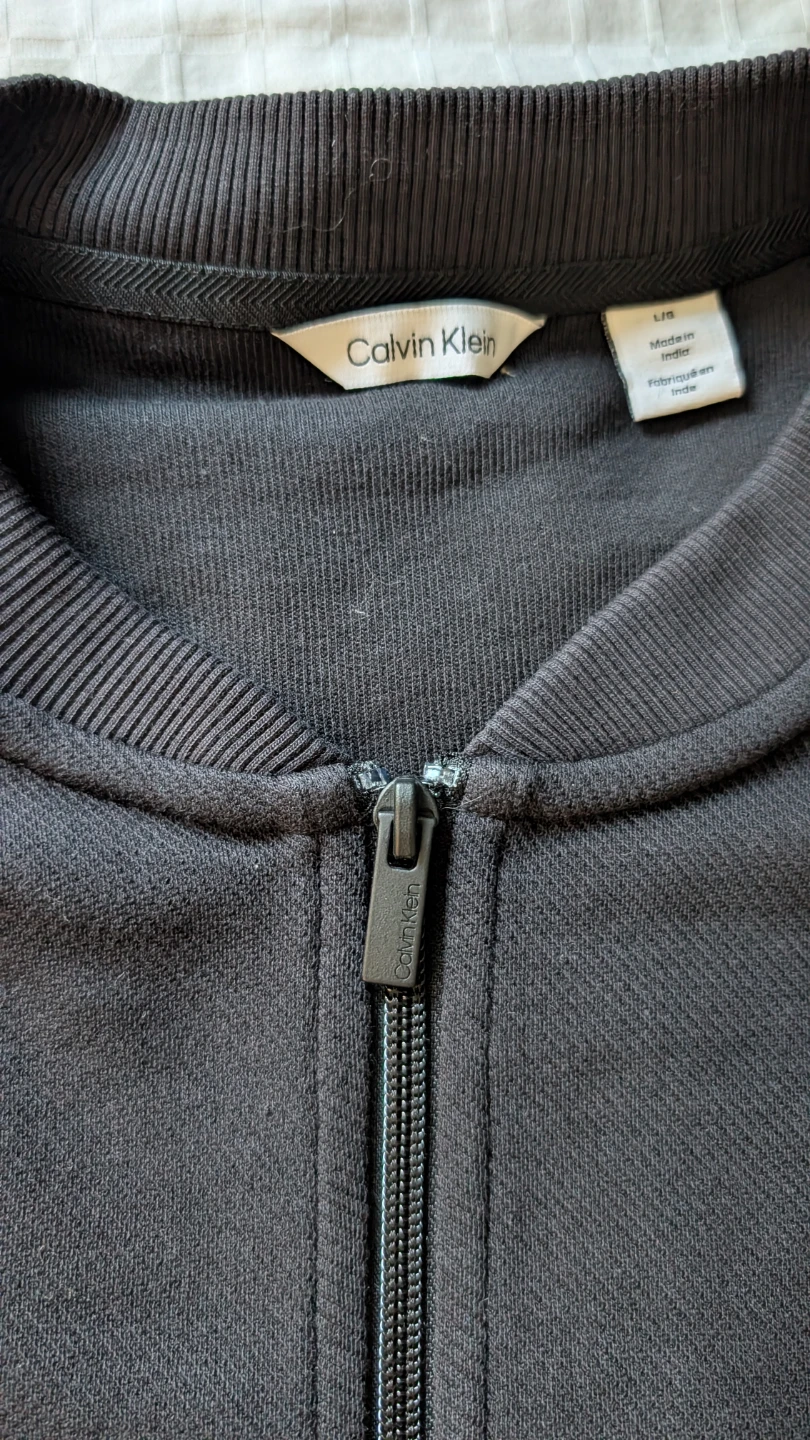 Calvin Klein Full Zip/sweater Black Large - photo 2