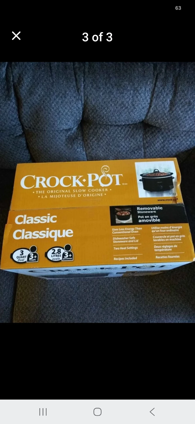Crock-Pot Classic Slow Cooker 2.8 Litre - photo 2