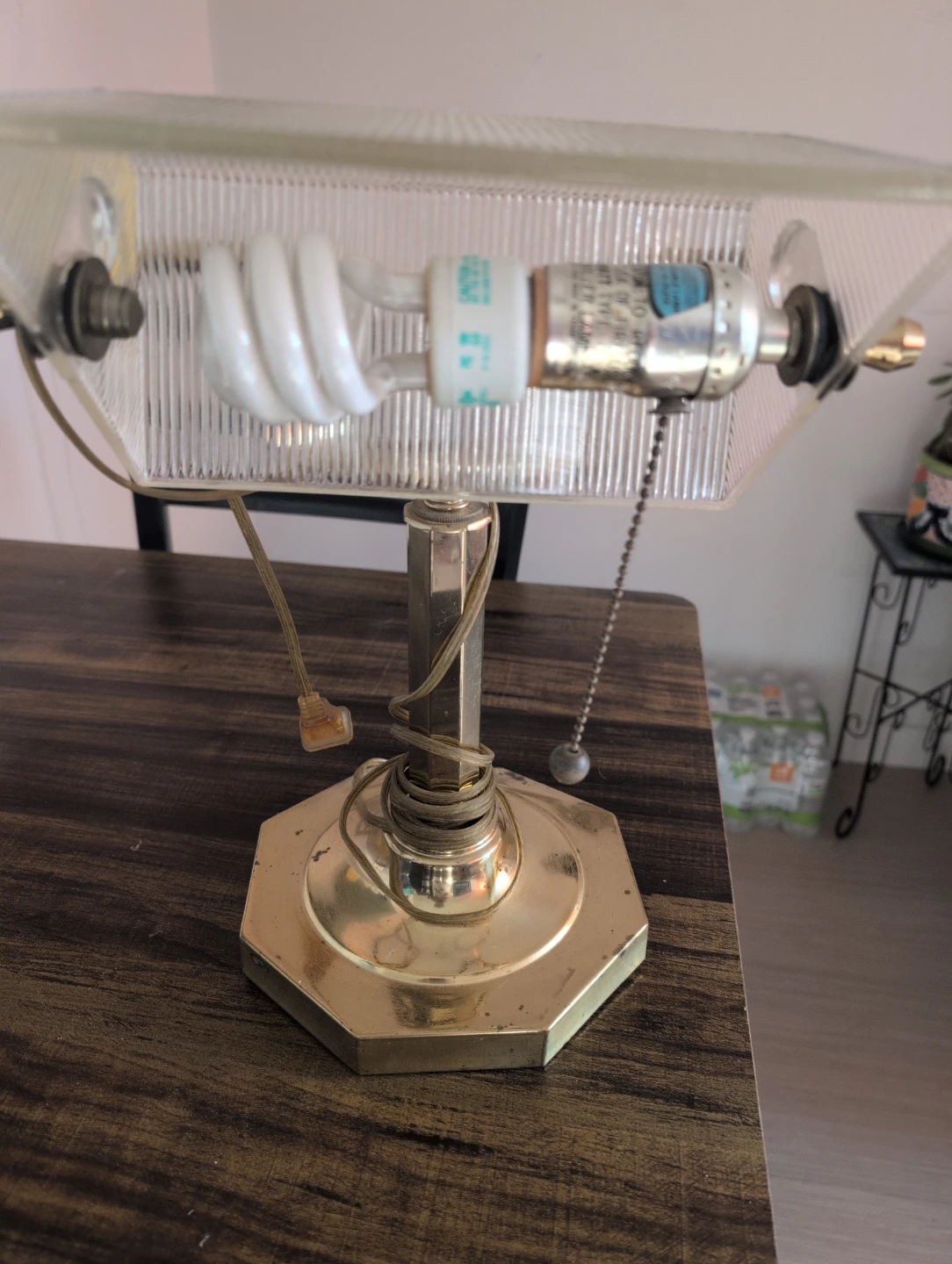 Vintage Brass Desk Lamp