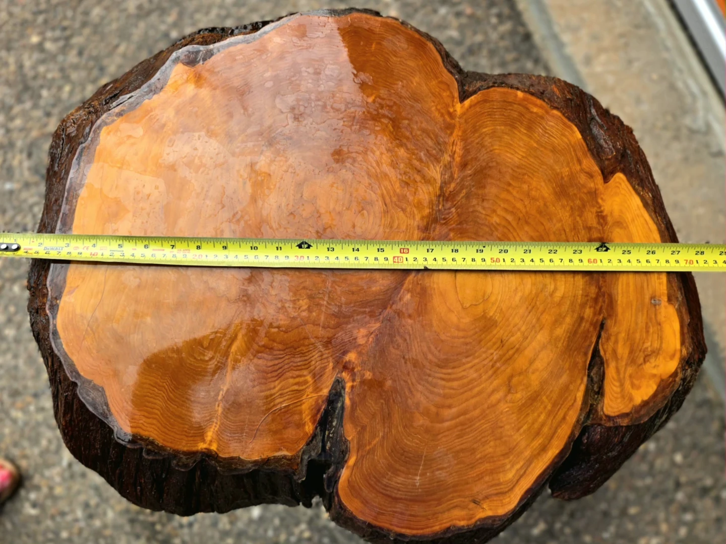 Live Edge Wooden side table - photo 3