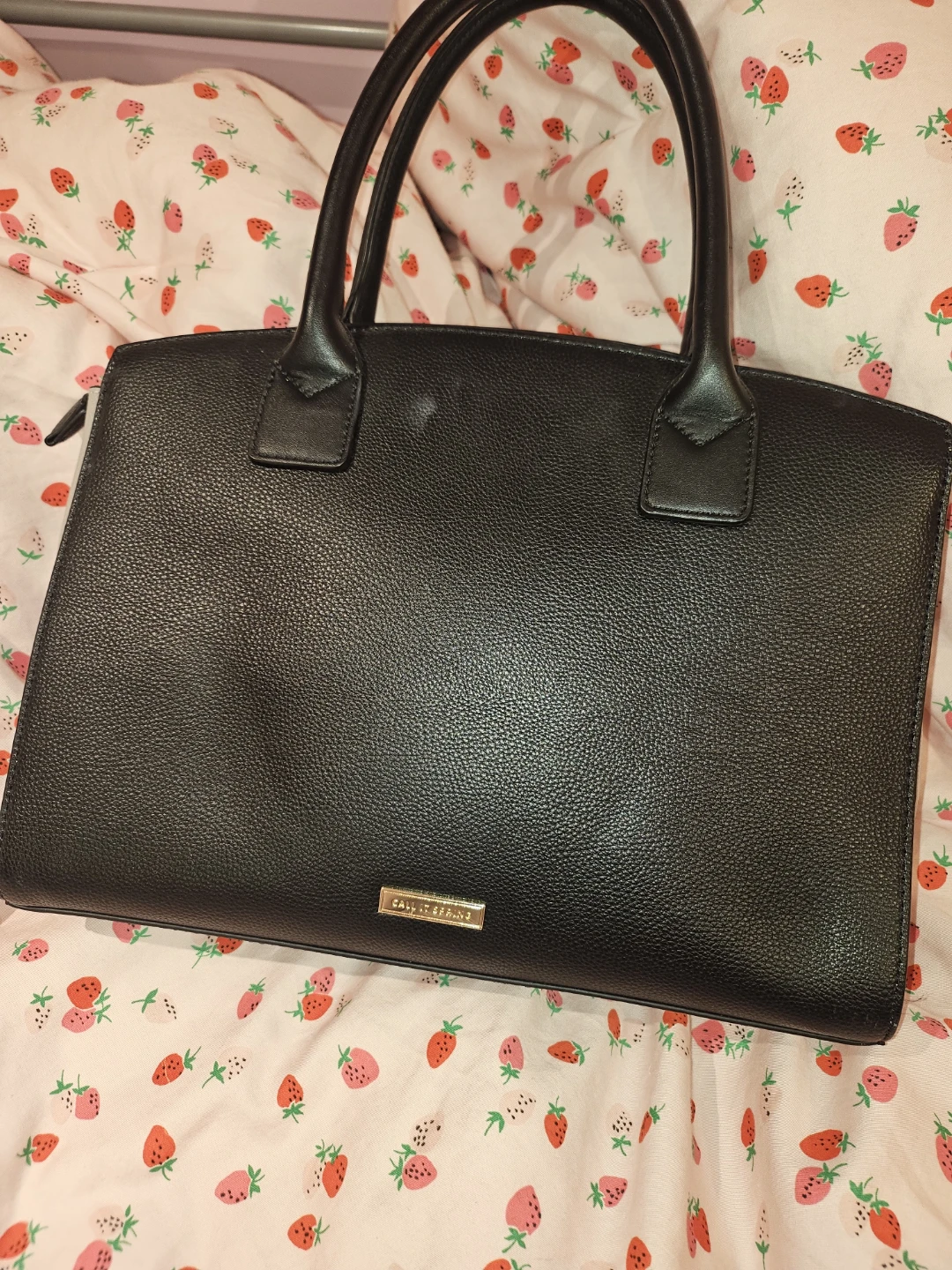 Call It Spring Black Handbag with cross body attachment included - photo 2