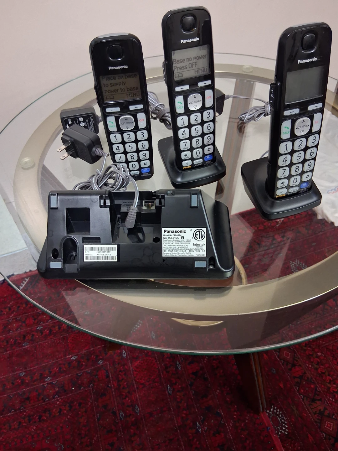 Panasonic Cordless Phone System KX-TGE240C - photo 5