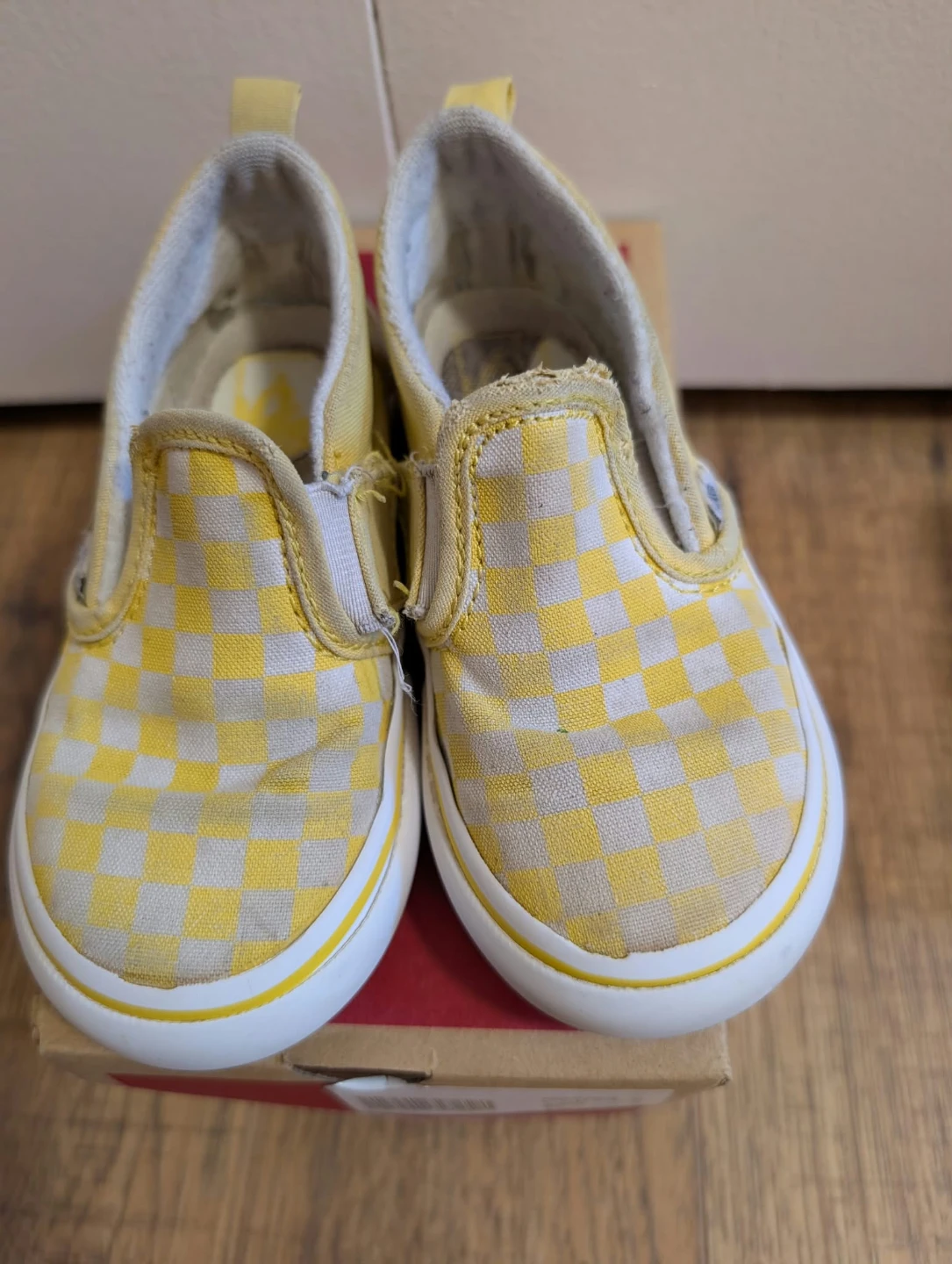 Vans Checkerboard Slip-On Shoes Aspen Gold - photo 3