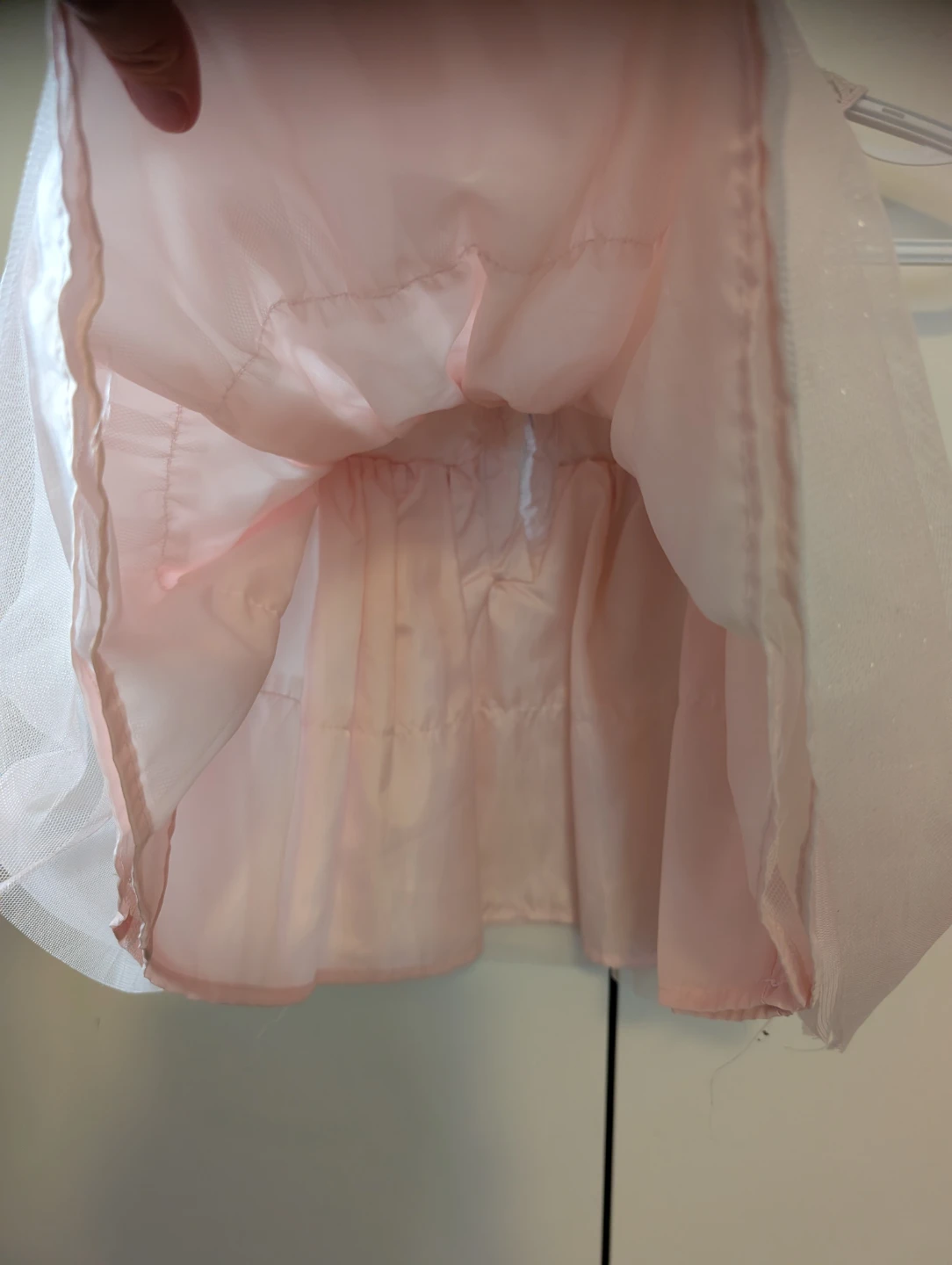 Baby girl pink lace dress 6-12M - photo 5