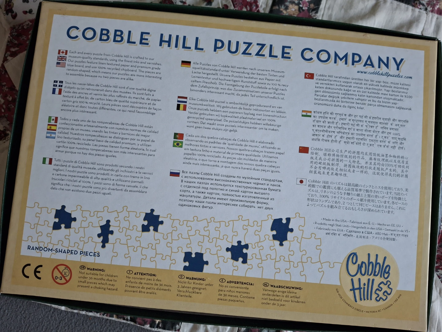 Cobble Hill 1000 Piece Save the Bees Puzzle - photo 3
