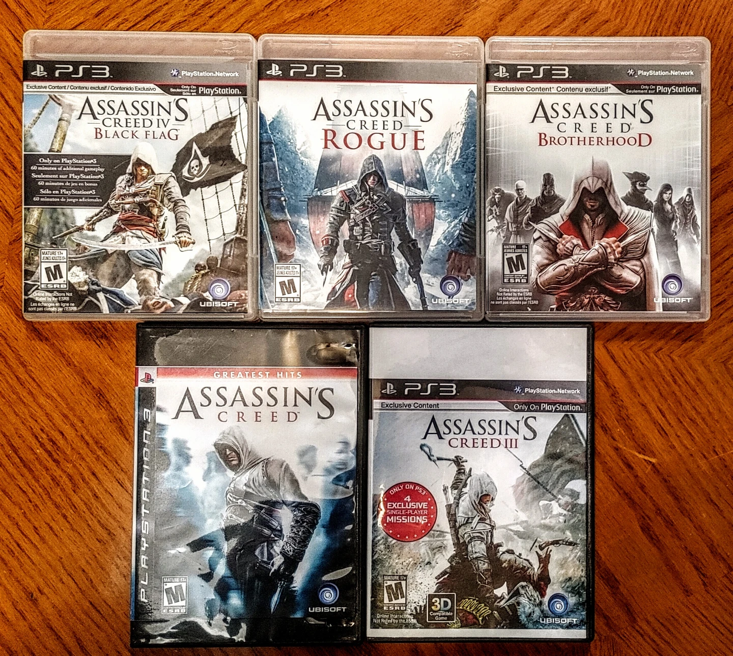 5 Assassin's Creed Games for PlayStation 3