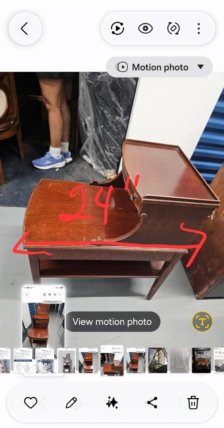 Vintage Tiered Side Table - photo 4
