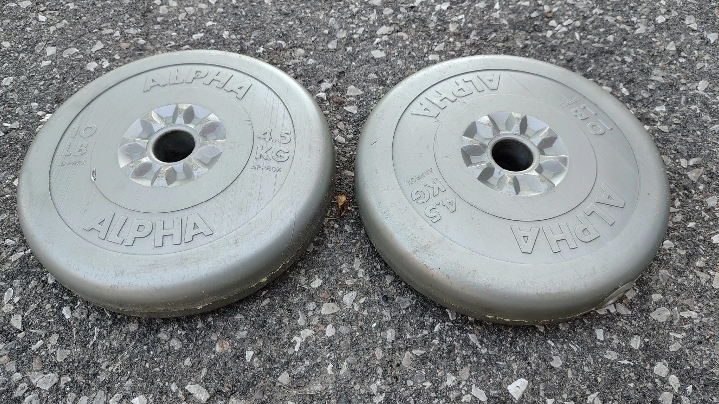 Alpha 10 lb / 4.5 kg Weight Plates (Set of 4) - photo 5