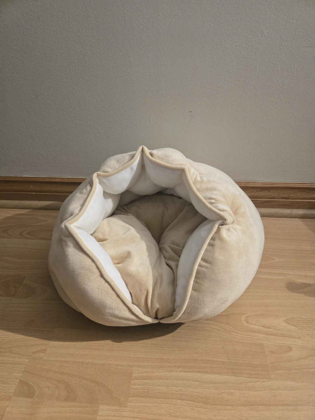 Plush Pet Cave Bed