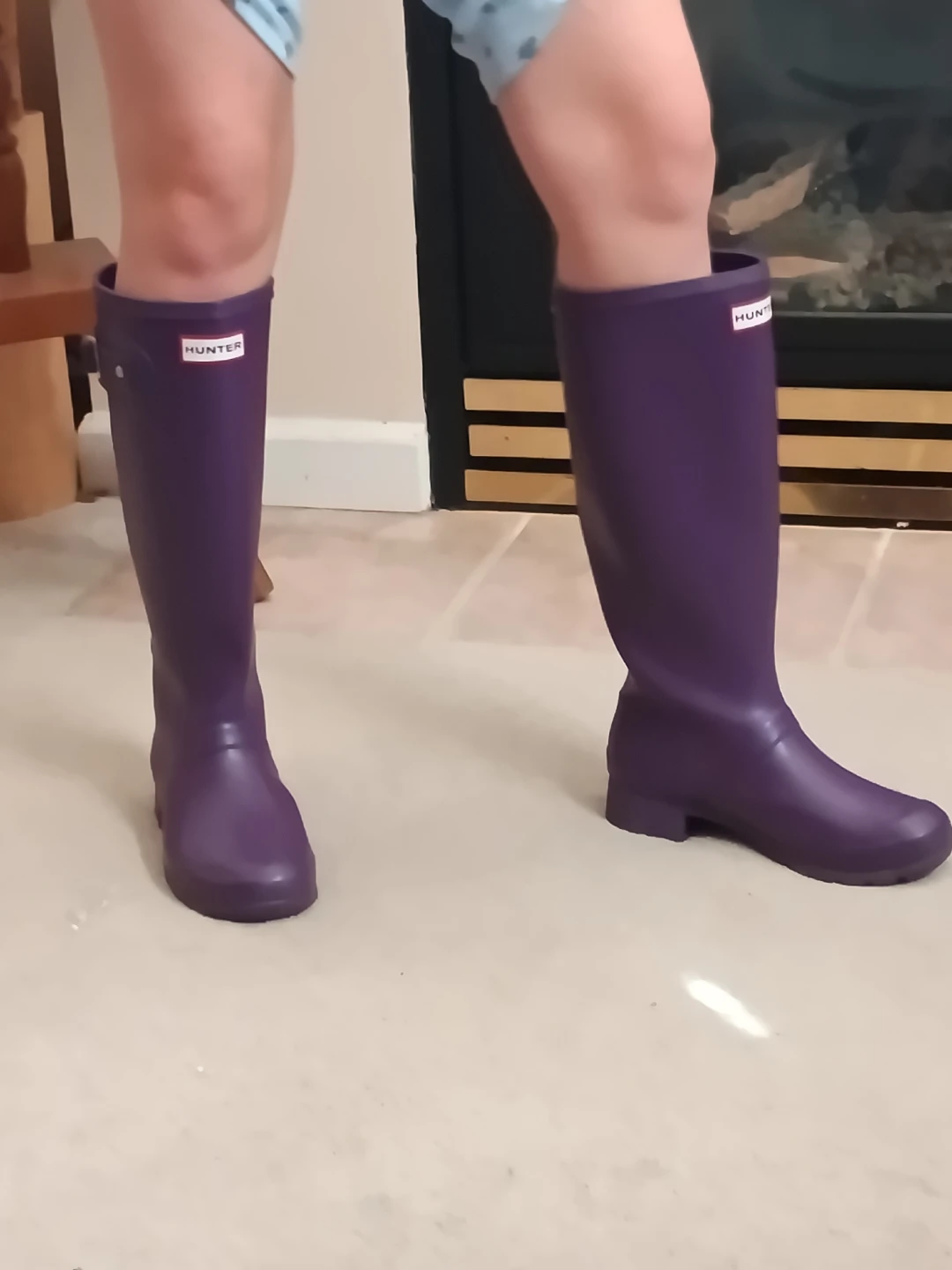 Hunter New Norris Field Adjustable Tall Rain Boots US6