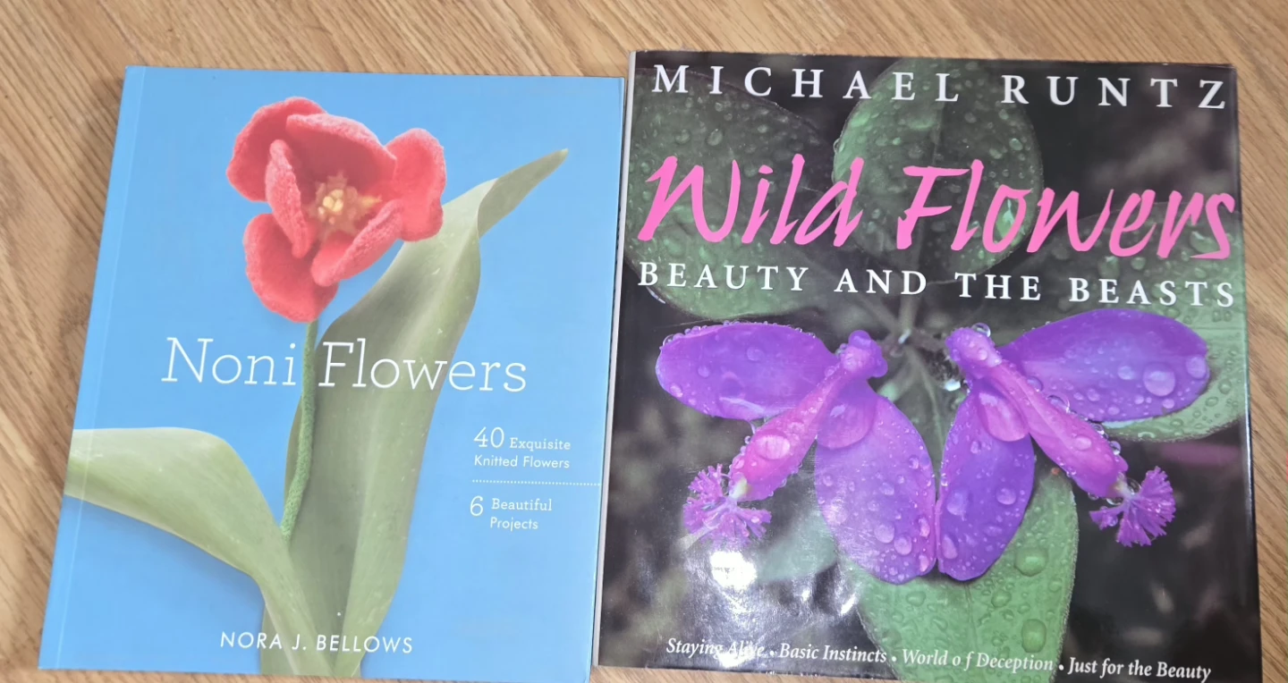 Noni Flowers and Wild Flowers book bundle