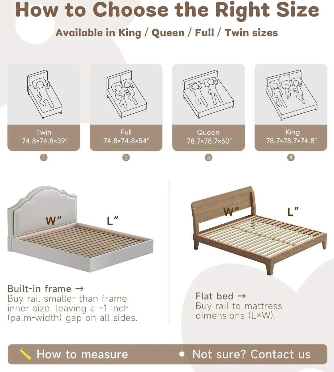 NEW - Moozoj Gray Bed Rail Guard King Size - photo 4