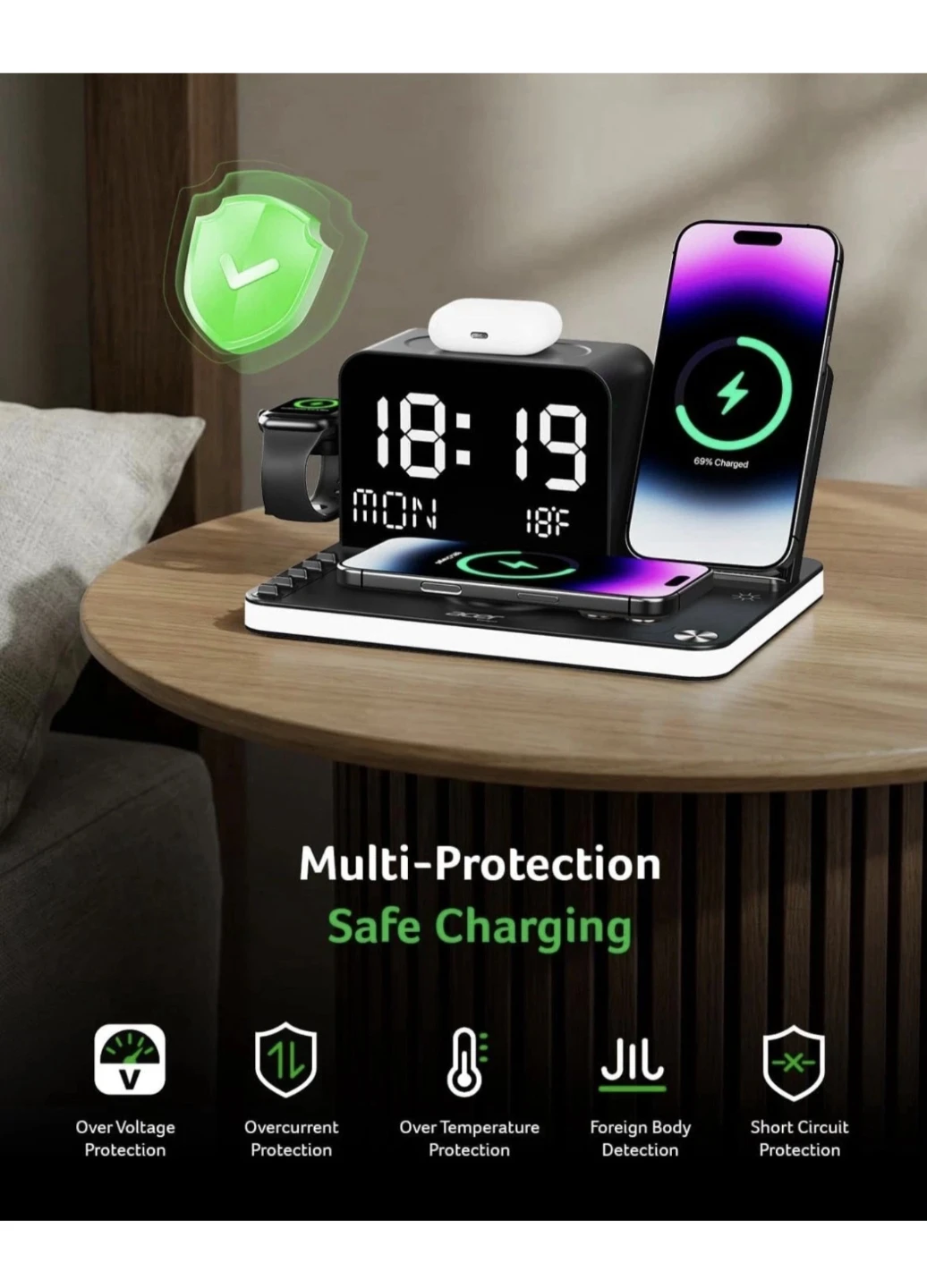Acer Gadget 7-in-1 Wireless Charging Station - photo 5