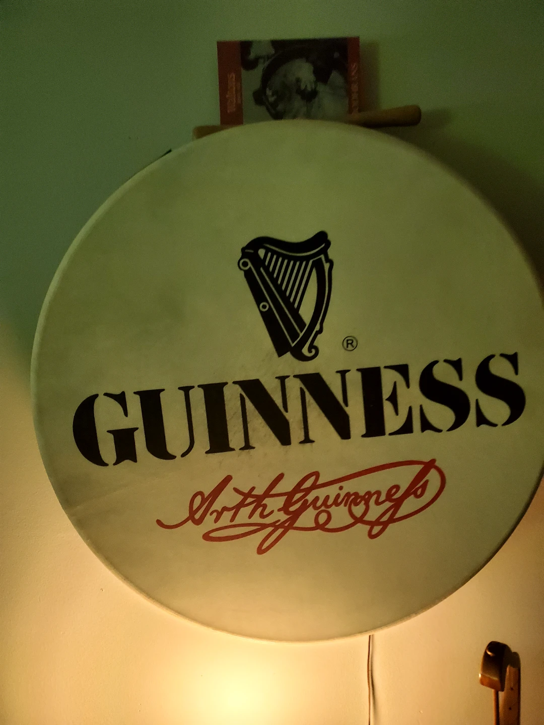 Waltons Guinness Bodhran drum