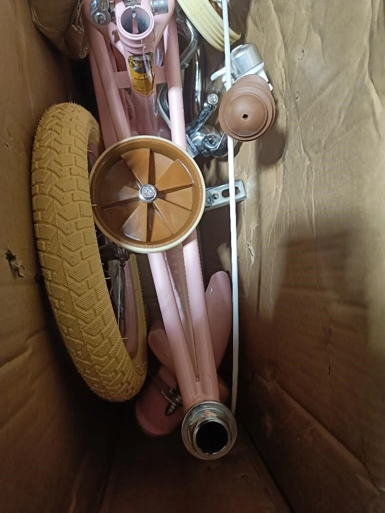 Girls Pink 14-inch Bicycle with Basket - photo 4