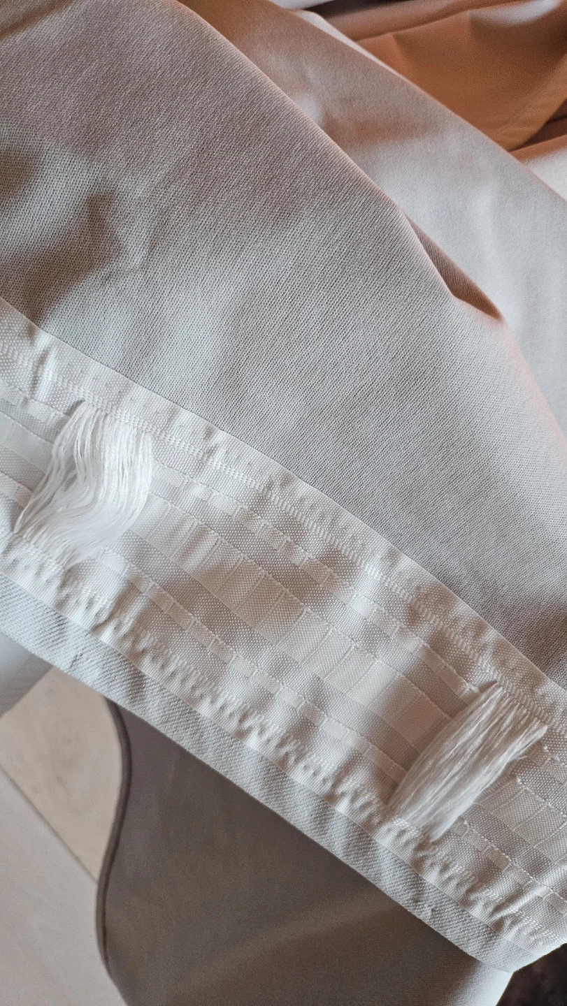 IKEA KORGMOTT White Blackout Curtains - photo 4