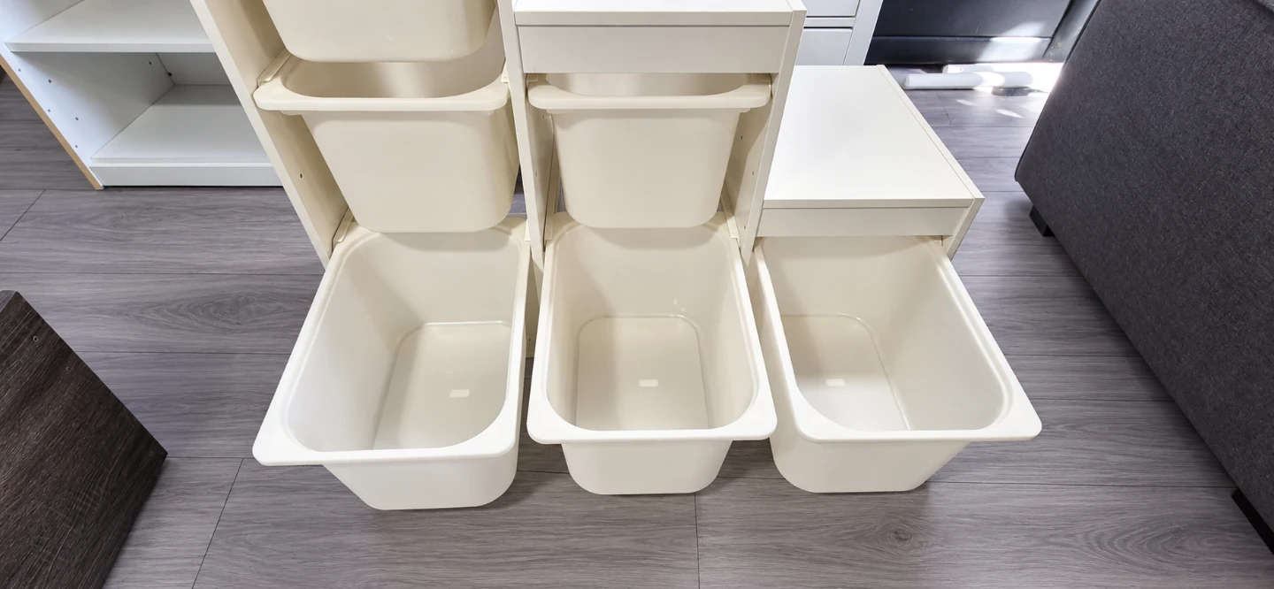IKEA Trofast White Storage Unit - photo 3