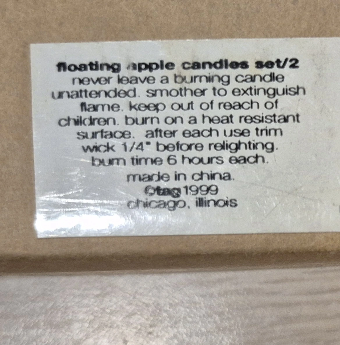Otag Floating Apple Candles Set of 2 (Skokie) - photo 3