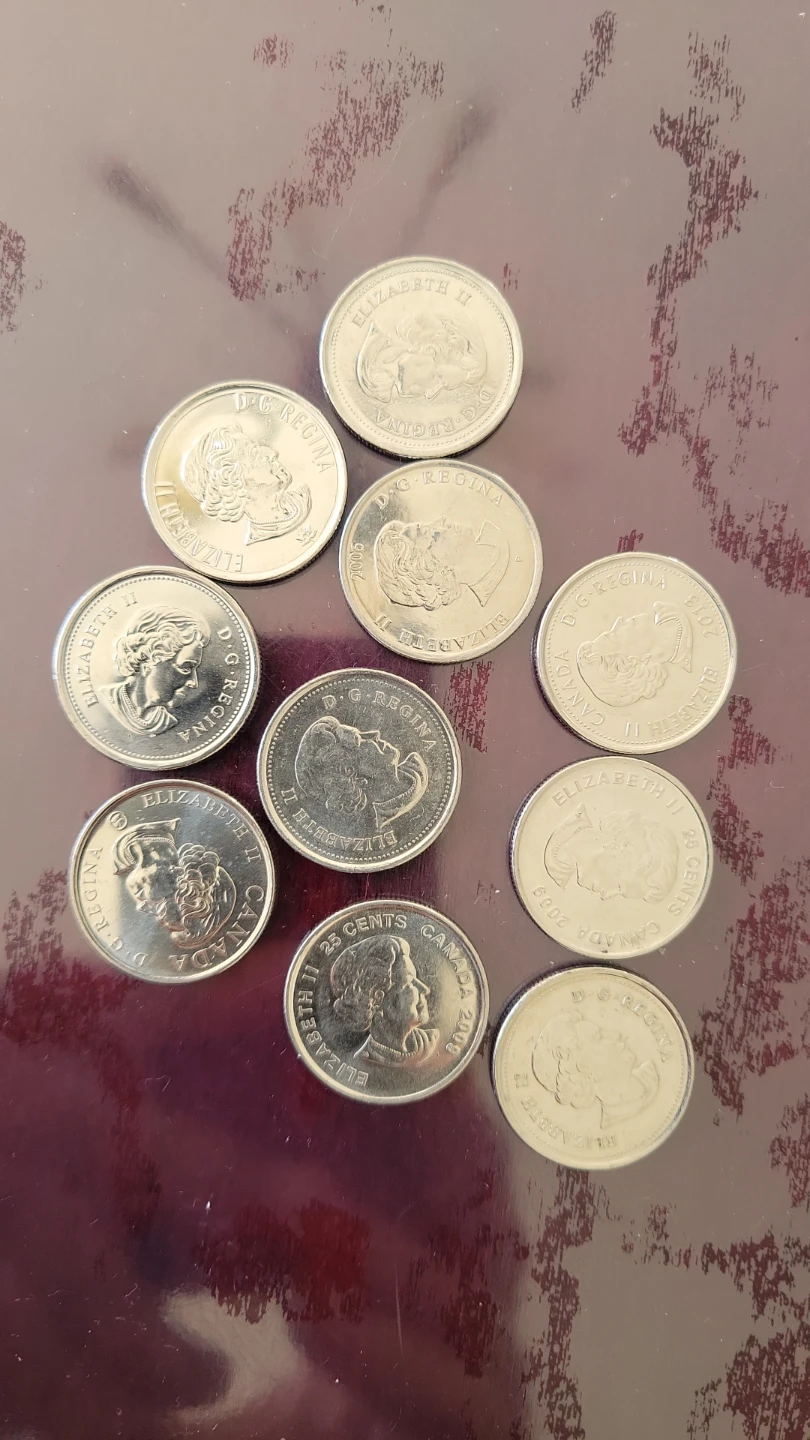 Collection of 10 Canadian Commemorative Quarters - photo 2