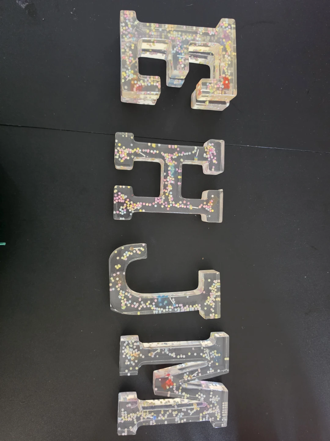 Custom Resin Letter Decor