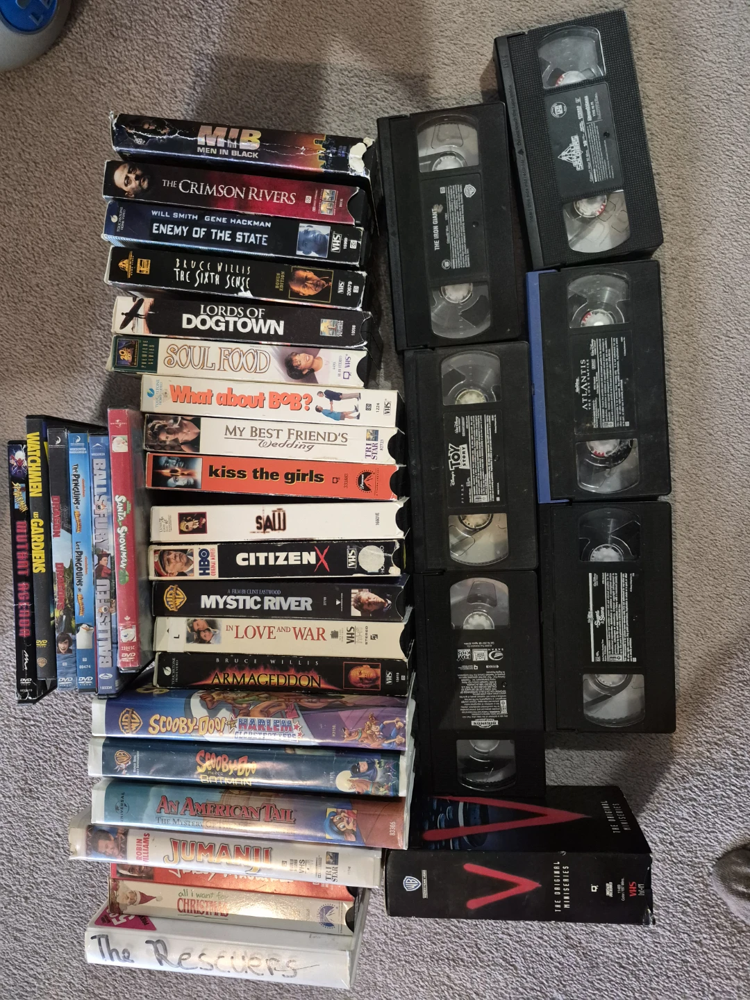 Movies:VHS tapes & Cd's