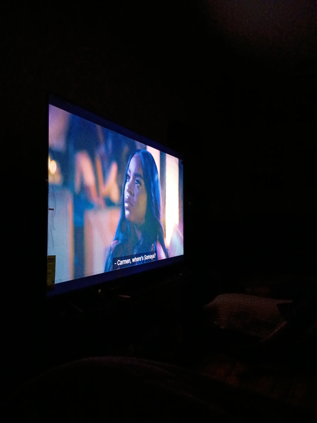 Rca 65"TV with Roku stick none  smart  TV