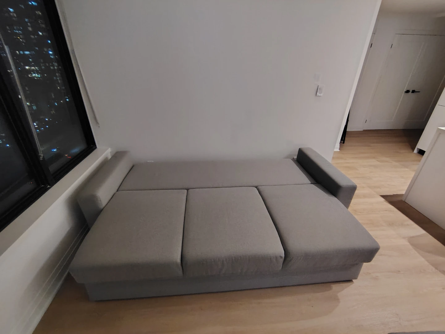 Ikea - Grey Convertible Sofa Bed - photo 4